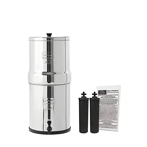 Big Berkey Water Filter System - Enjoy Delicious Tap Water at Home & Outdoors