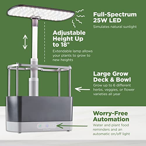 AeroGarden Harvest XL Bundle LED Grow Light Kit with Seed Pod Kits & Plant Food