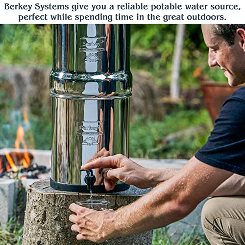 Big Berkey Water Filter System - Enjoy Delicious Tap Water at Home & Outdoors