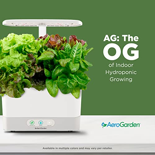 AeroGarden Harvest XL Bundle LED Grow Light Kit with Seed Pod Kits & Plant Food