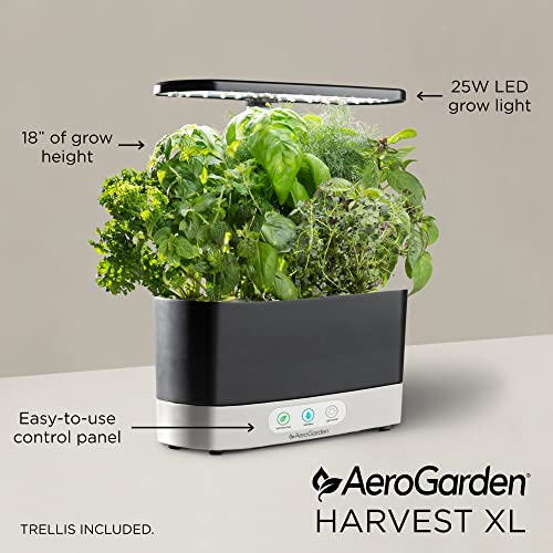 AeroGarden Harvest XL Bundle LED Grow Light Kit with Seed Pod Kits & Plant Food