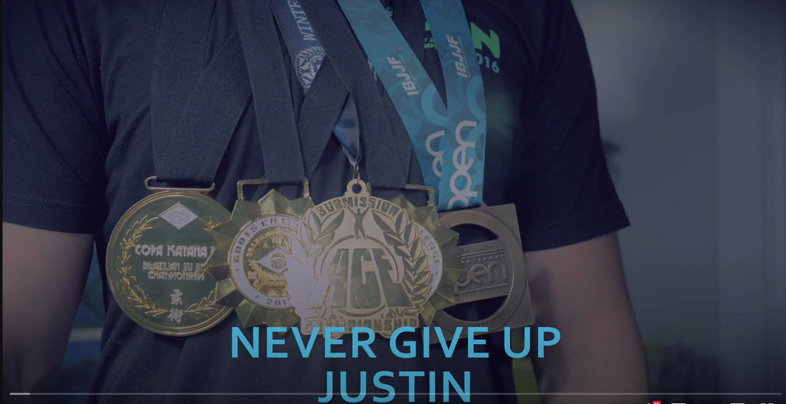 Never Give Up Justin Aujla Fieldt mma fitness training