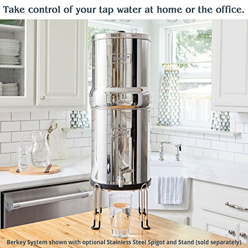 Big Berkey Water Filter System - Enjoy Delicious Tap Water at Home & Outdoors