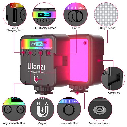 ULANZI VL49 RGB Video Lights