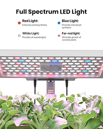 WiFi Enabled Hydroponics Growing System with App Control & Plant Diary