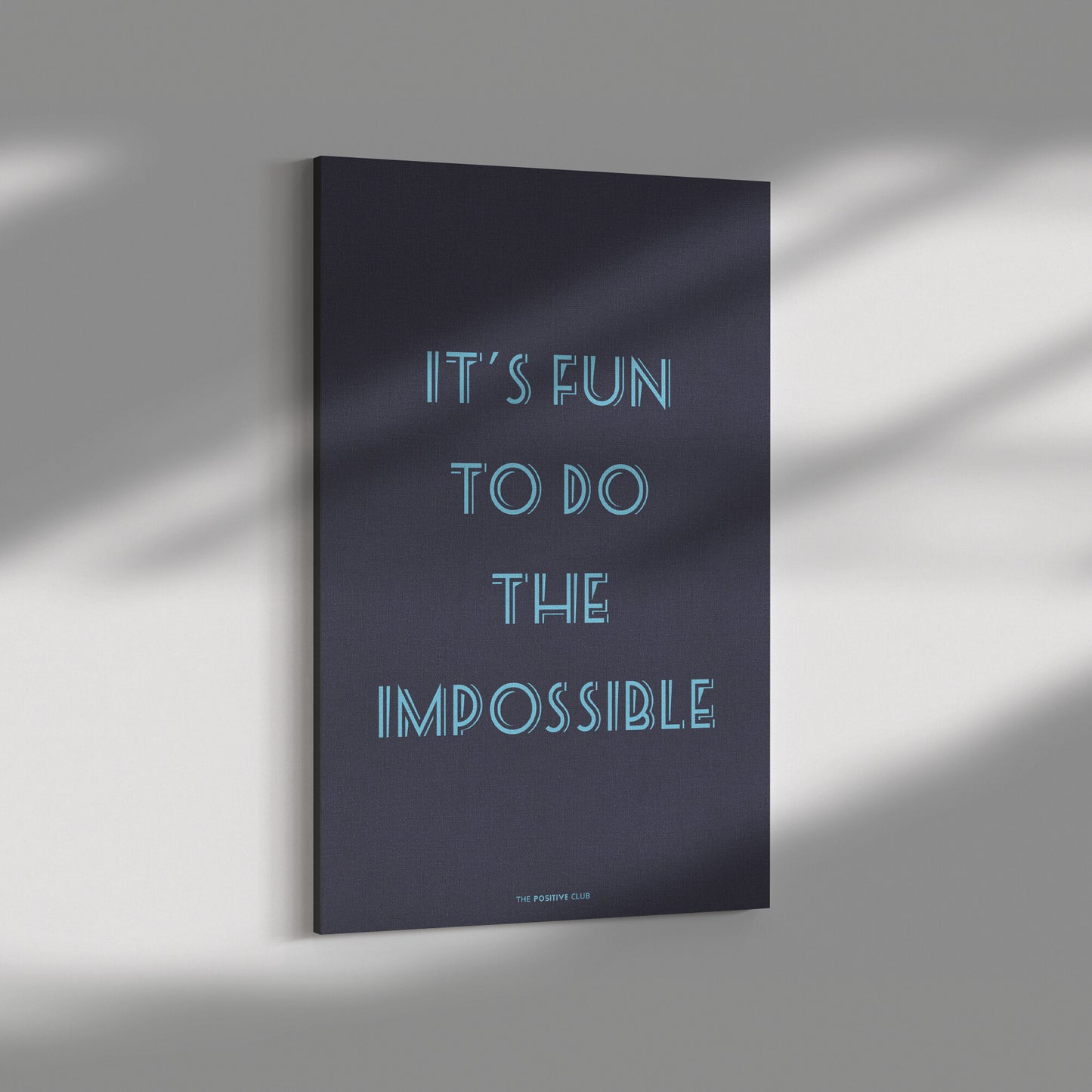 IT’S FUN TO DO THE IMPOSSIBLE