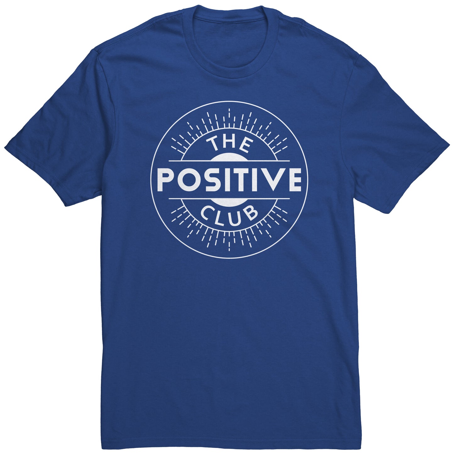 Unisex shirt White Logo The Positive Club ( Free Shipping )