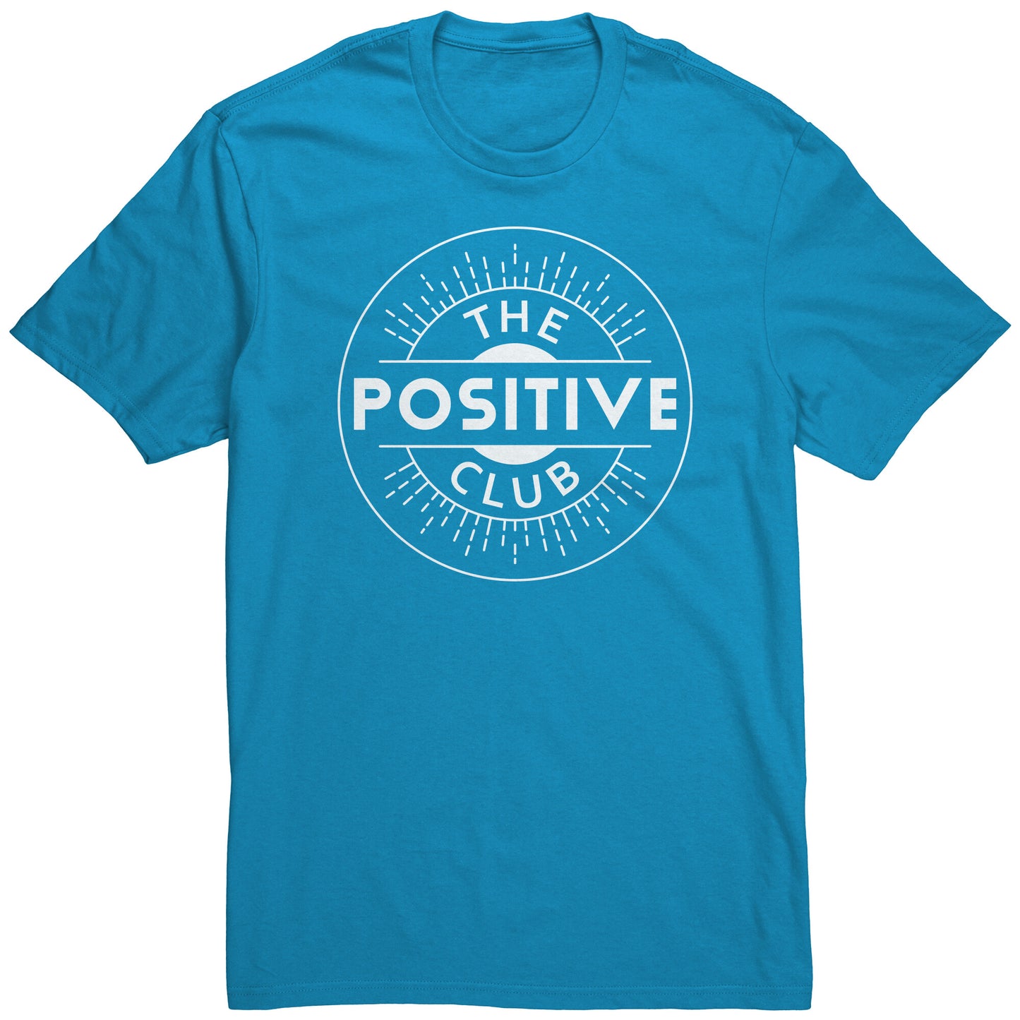 Unisex shirt White Logo The Positive Club ( Free Shipping )